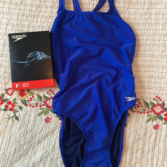 Speedo Women's new in box Pro LT Super Pro Swimsuit in Sapphire - Picture 3 of 7